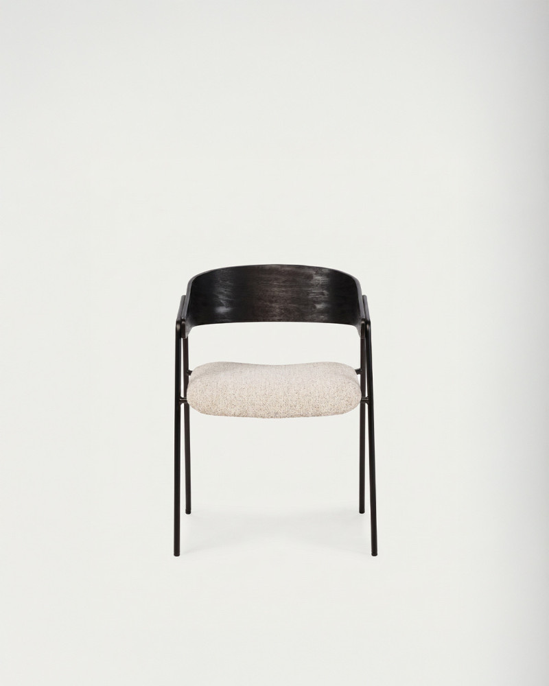 Silla CIRAC FRONTAL NEGRA