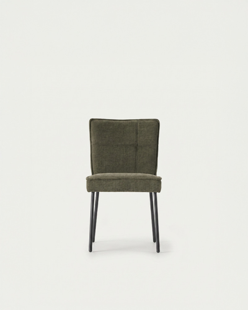 Silla GALIA color verde vista frontal