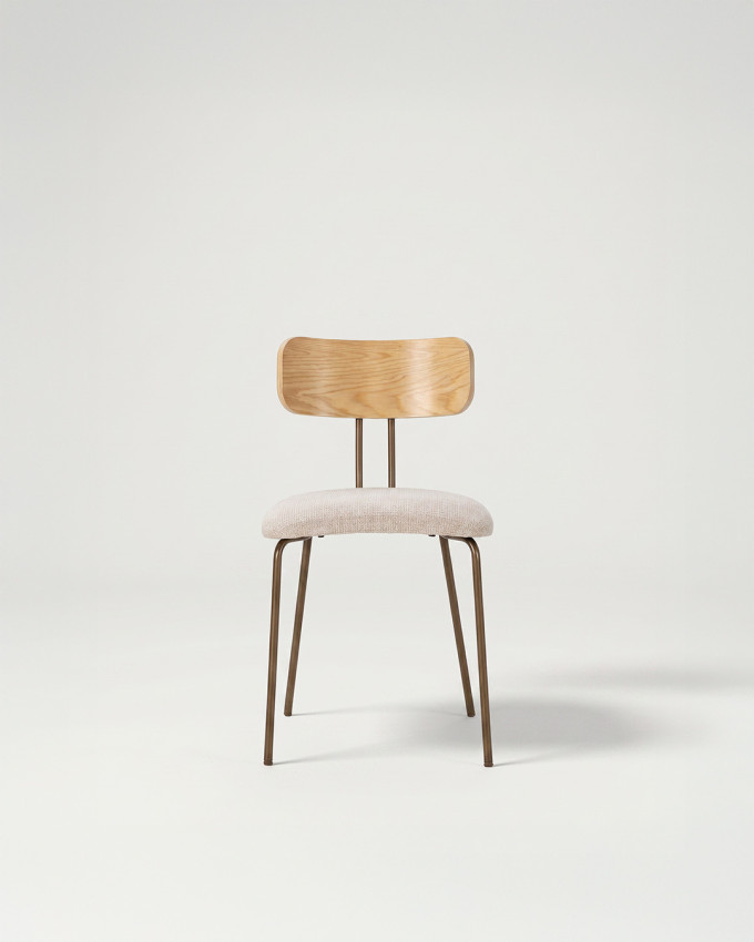Silla pata metálica KANO