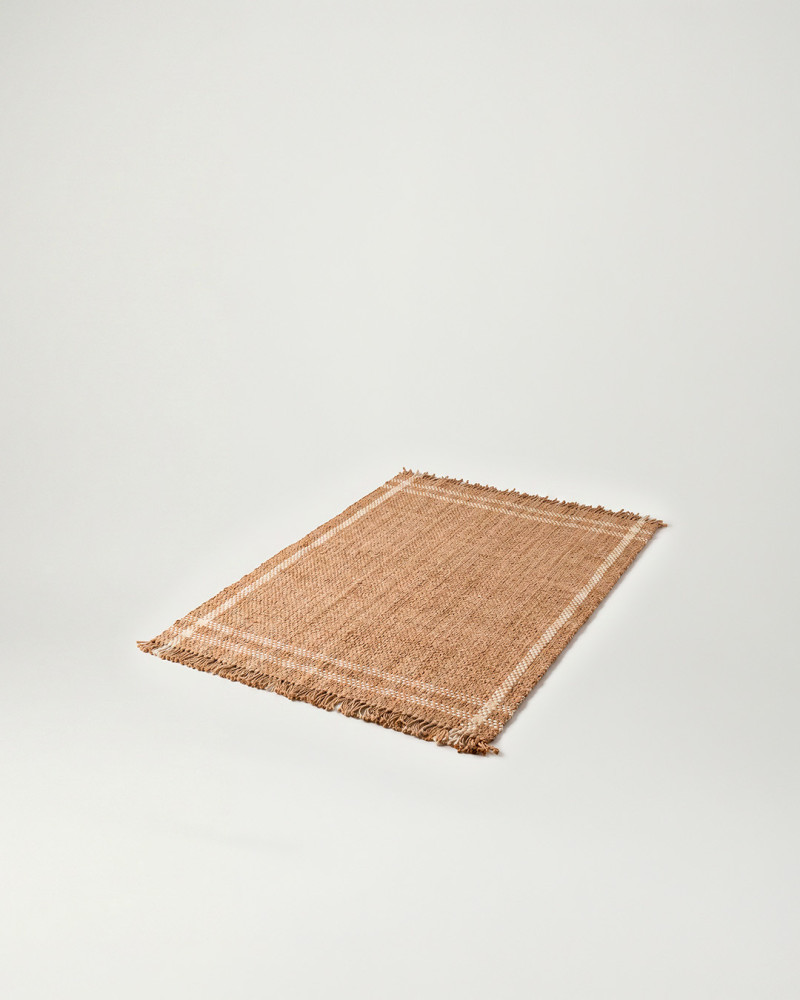 Alfombra natural blanca yute ALTI | Rey Home