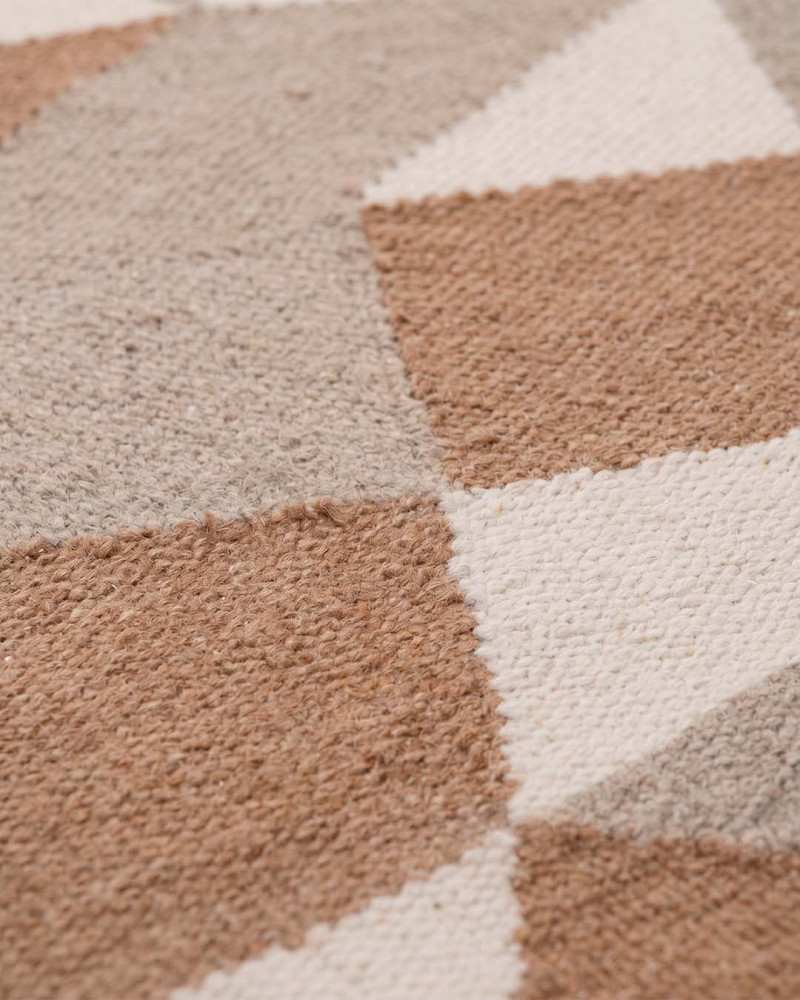 Alfombra multicolor lana algodón EDER | Rey Home