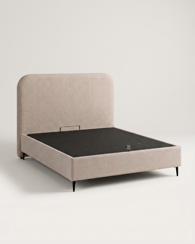 Cama tapizada elegante SAVEN