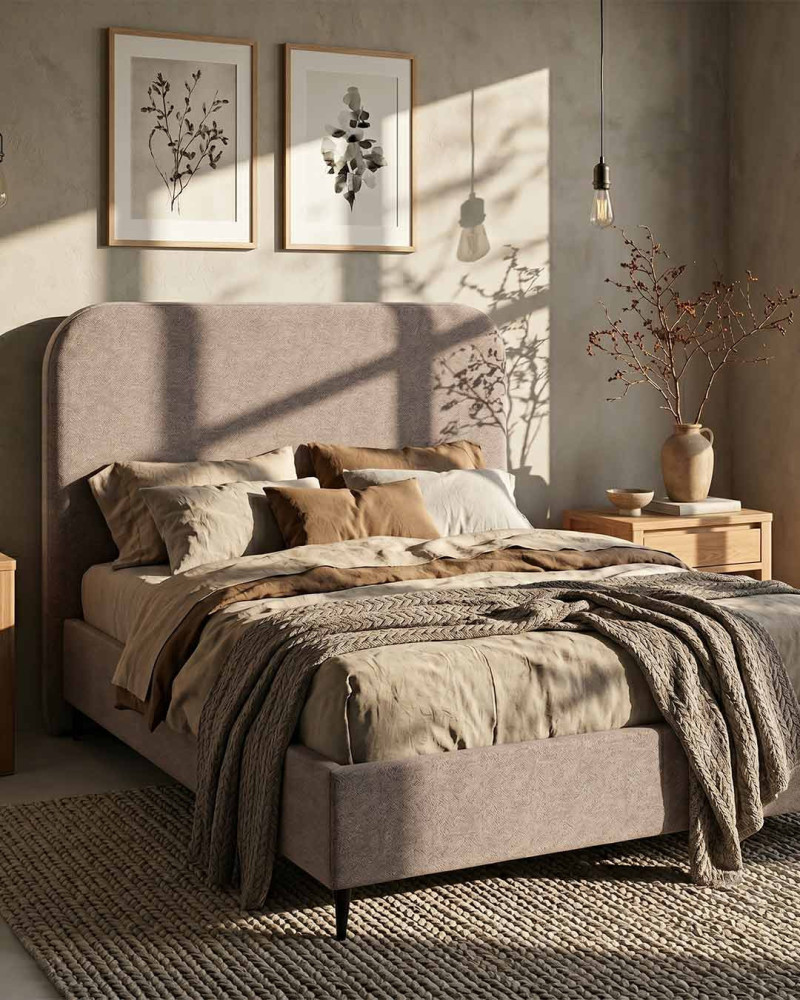 Cama tapizada elegante SAVEN vista decorada hamster