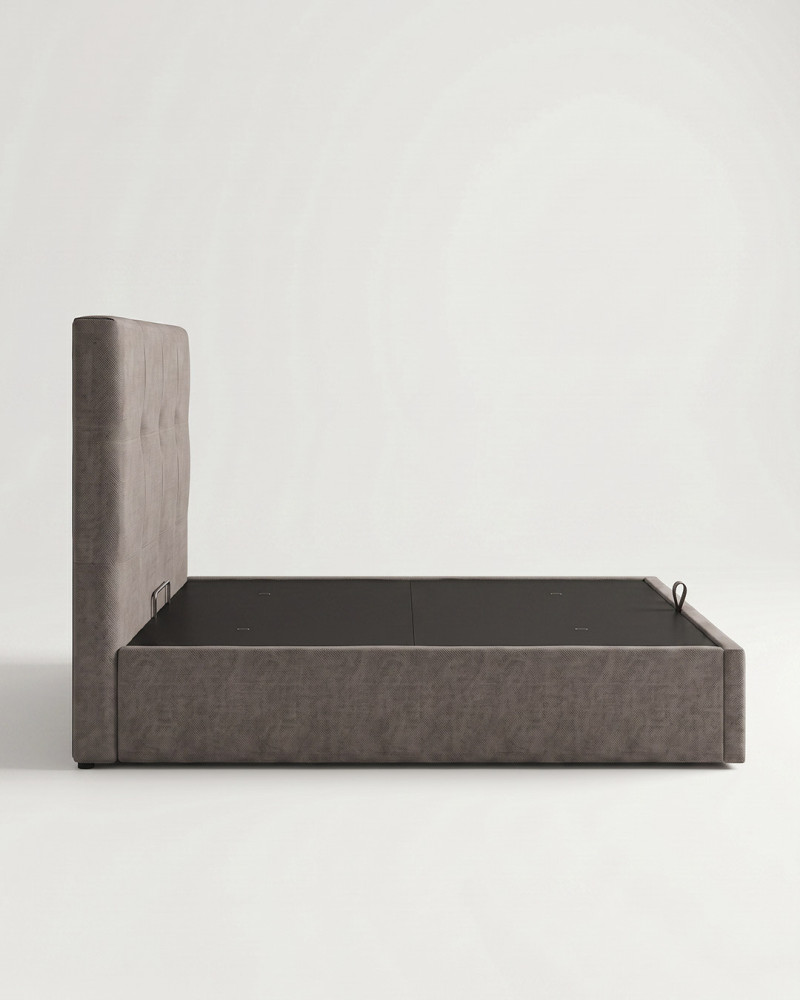 Cama tapizada NILVA vista lateral hamster