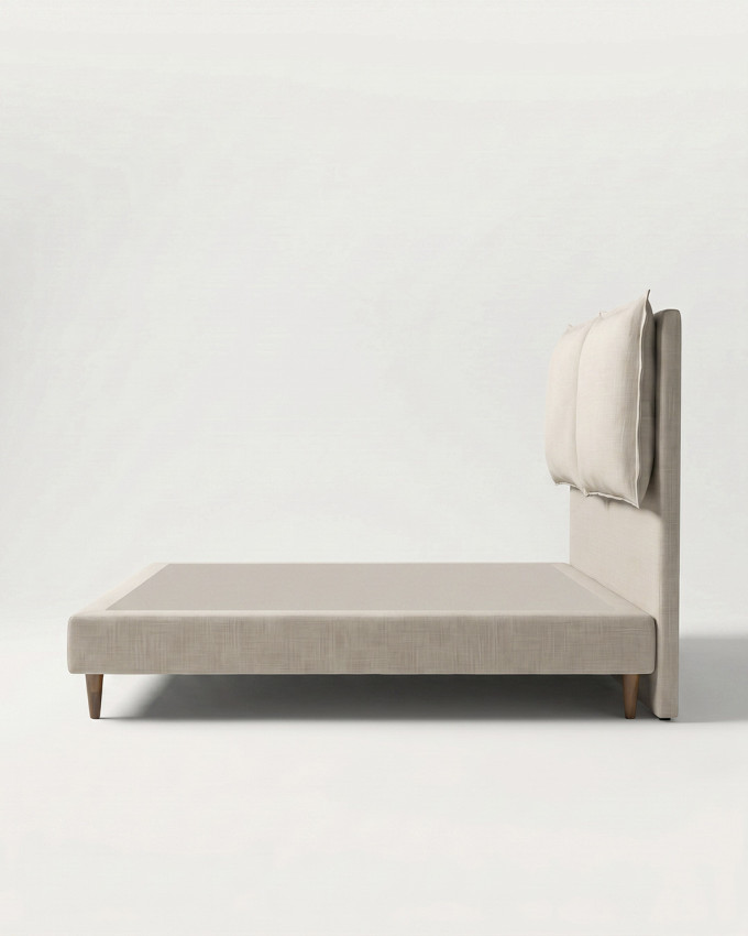 Cama con base tapizada BALOR