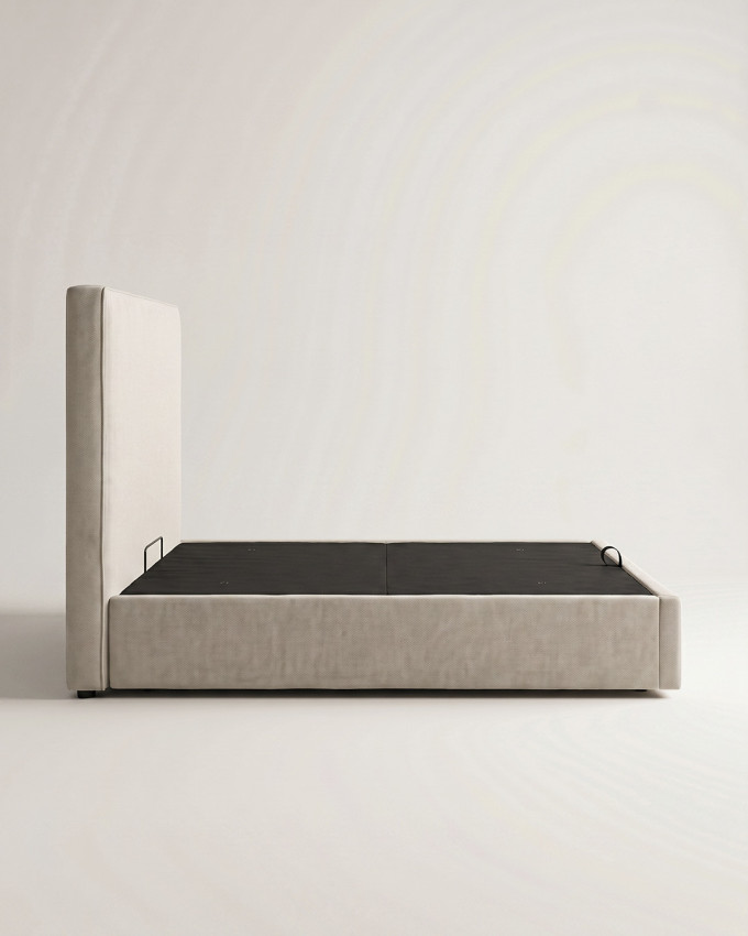 Cama tapizada con canapé VENARO