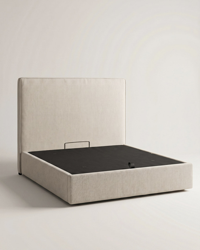 Cama tapizada con canapé VENARO