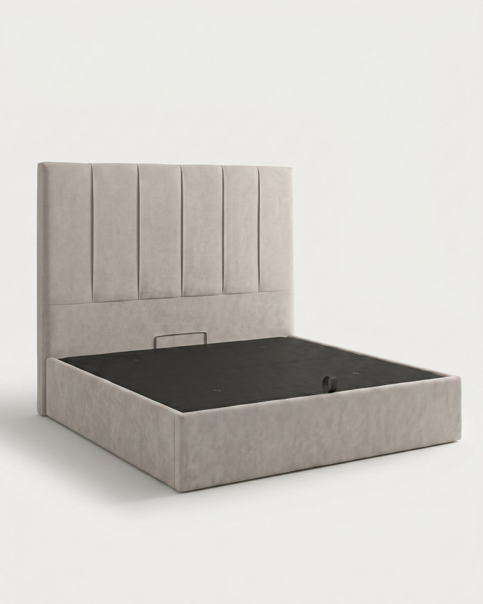 Cama tapizada con canapé abatible TAREN