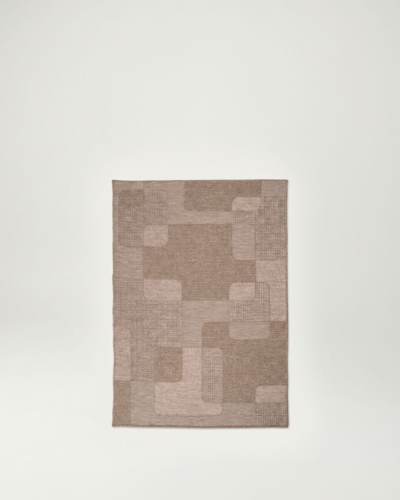 Alfombra marrón polipropileno TERRA | Rey Home