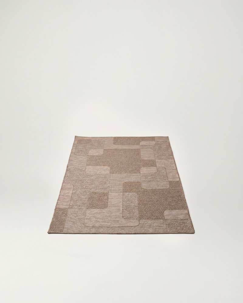 Alfombra marrón polipropileno TERRA | Rey Home