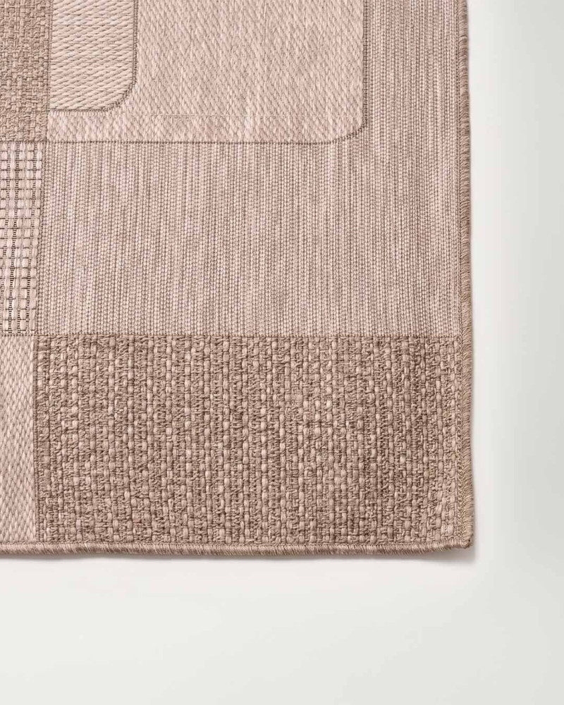 Alfombra marrón polipropileno TERRA | Rey Home