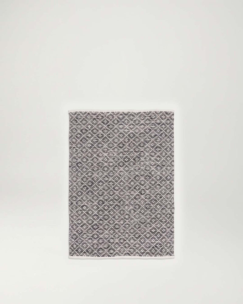 Alfombra gris blanco poliester AMIA | Rey Home