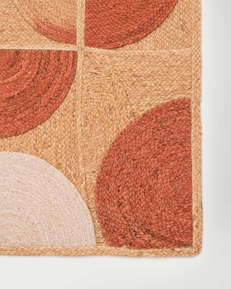 Alfombra terracota yute YUT | Rey Home