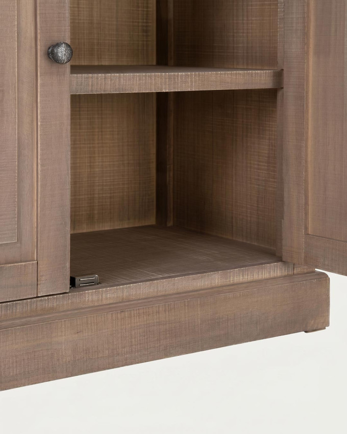 Vitrina en madera de pino AUDREY
