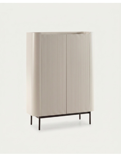 Mueble auxiliar INKU beige vista 3/4