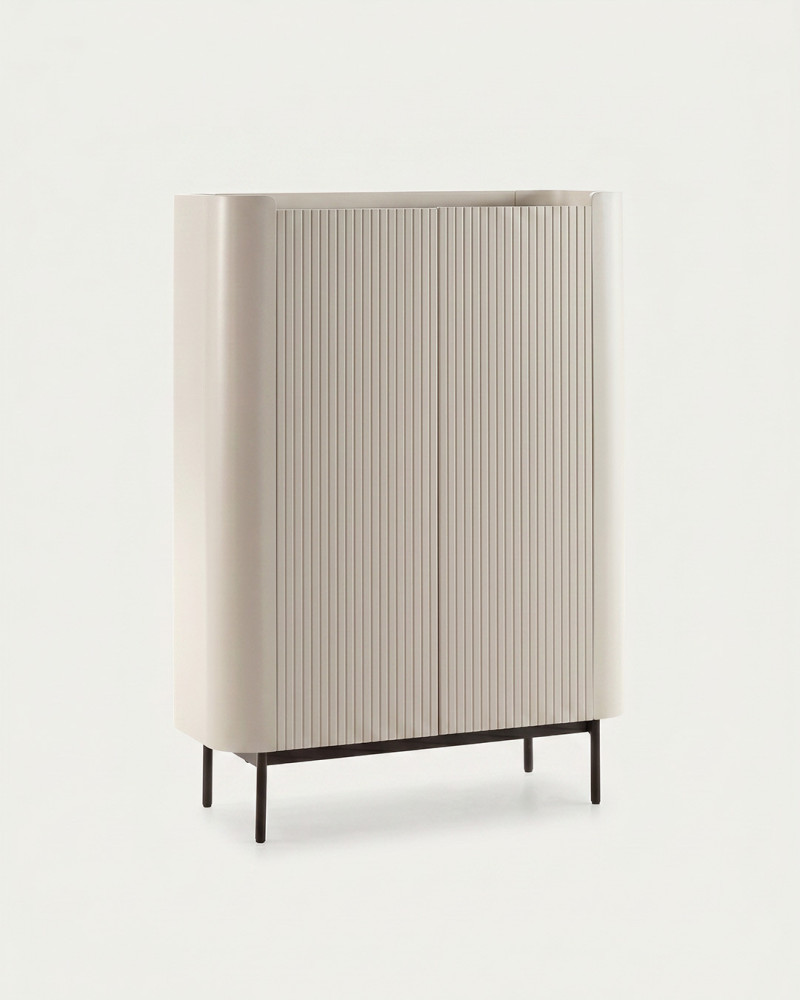 Mueble auxiliar INKU beige vista 3/4