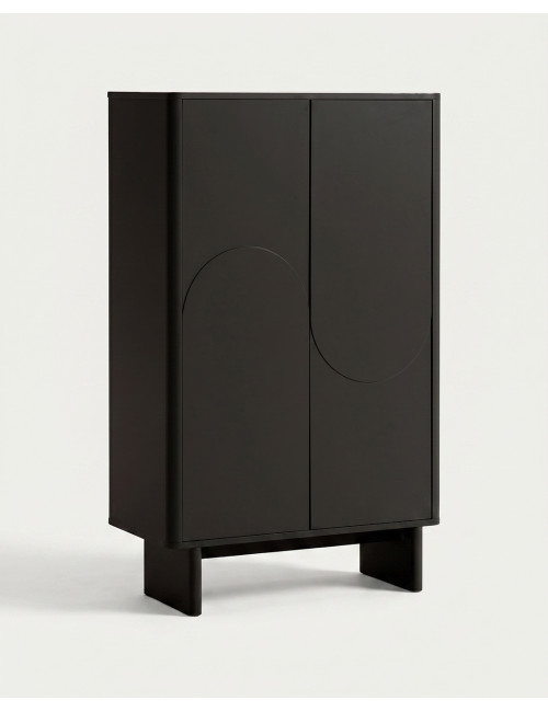 xMueble auxiliar SAMIR vista 3/4 negro