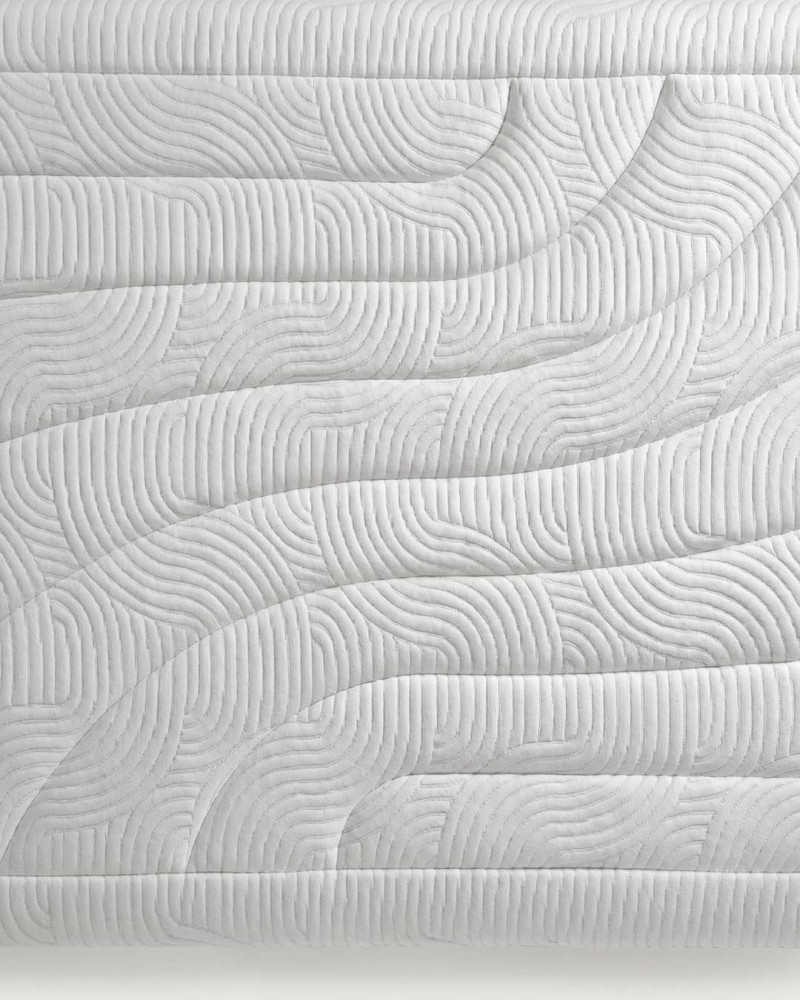 Colchon muelle ensacado x-cool ICE CARE WALSEN vista de detalle de la parte superior del diseño