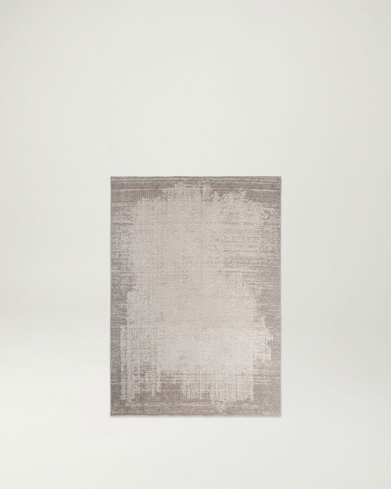 Alfombra azul gris SILVER frente