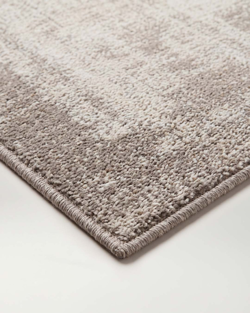 Alfombra azul gris SILVER detalle lado