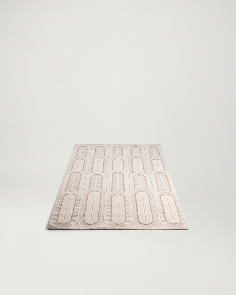 Alfombra crema gris NIUMA | Rey Home