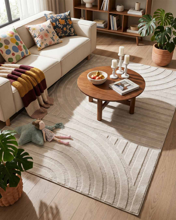Alfombra crema RINA