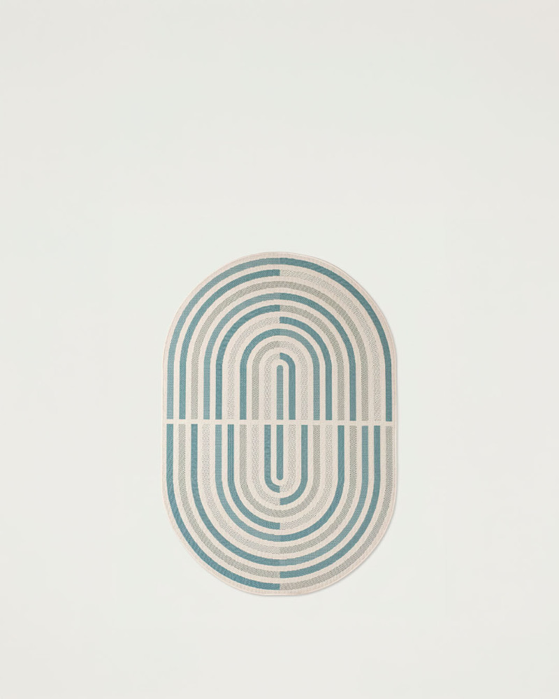 Alfombra verde azul ANOUR | Rey Home