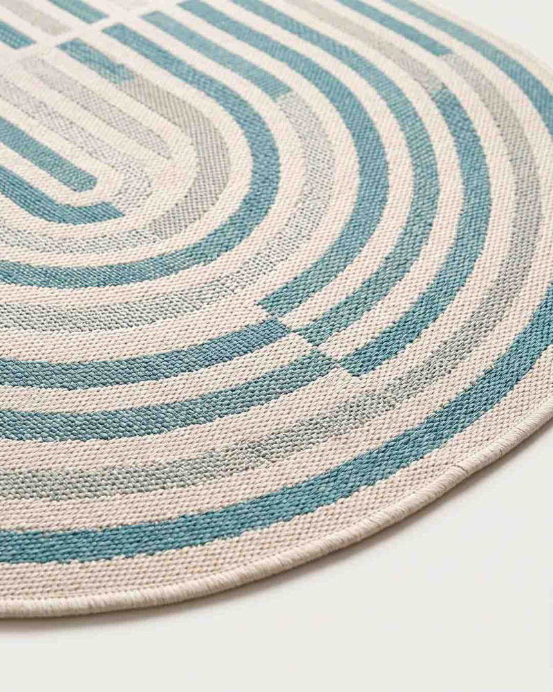 Alfombra verde azul ANOUR | Rey Home