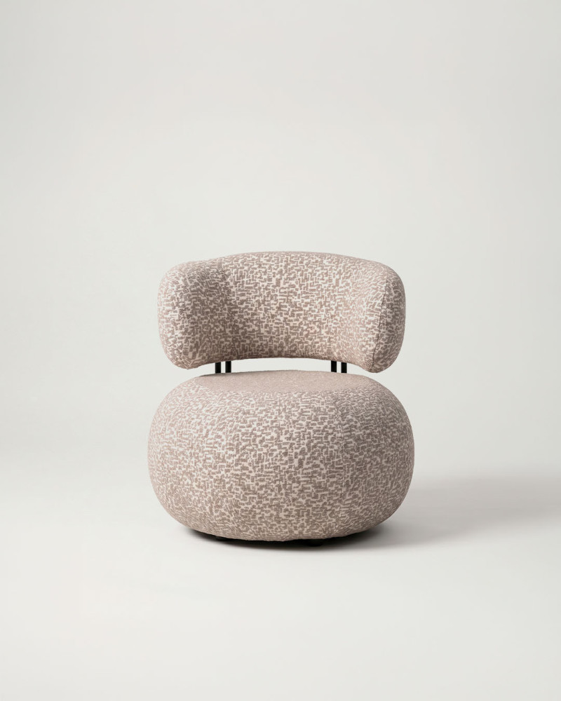 Sillon Beige Tejido Metal NOLVEN | Rey Home