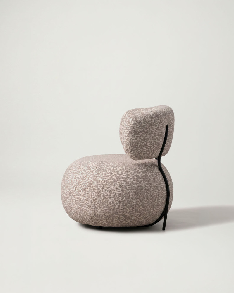 Sillon Beige Tejido Metal NOLVEN | Rey Home