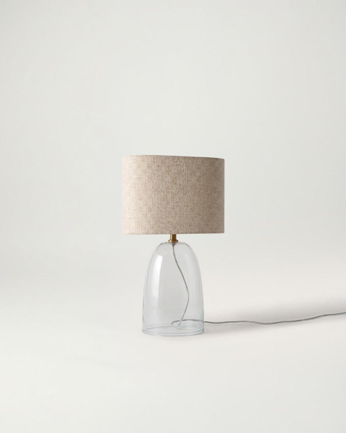 Lampara de mesa cristal BELVIK