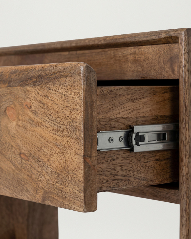 Consola en madera de mango DAISY detalle