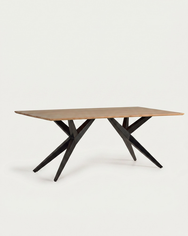 Mesa de comedor KELMAN vista 3/4