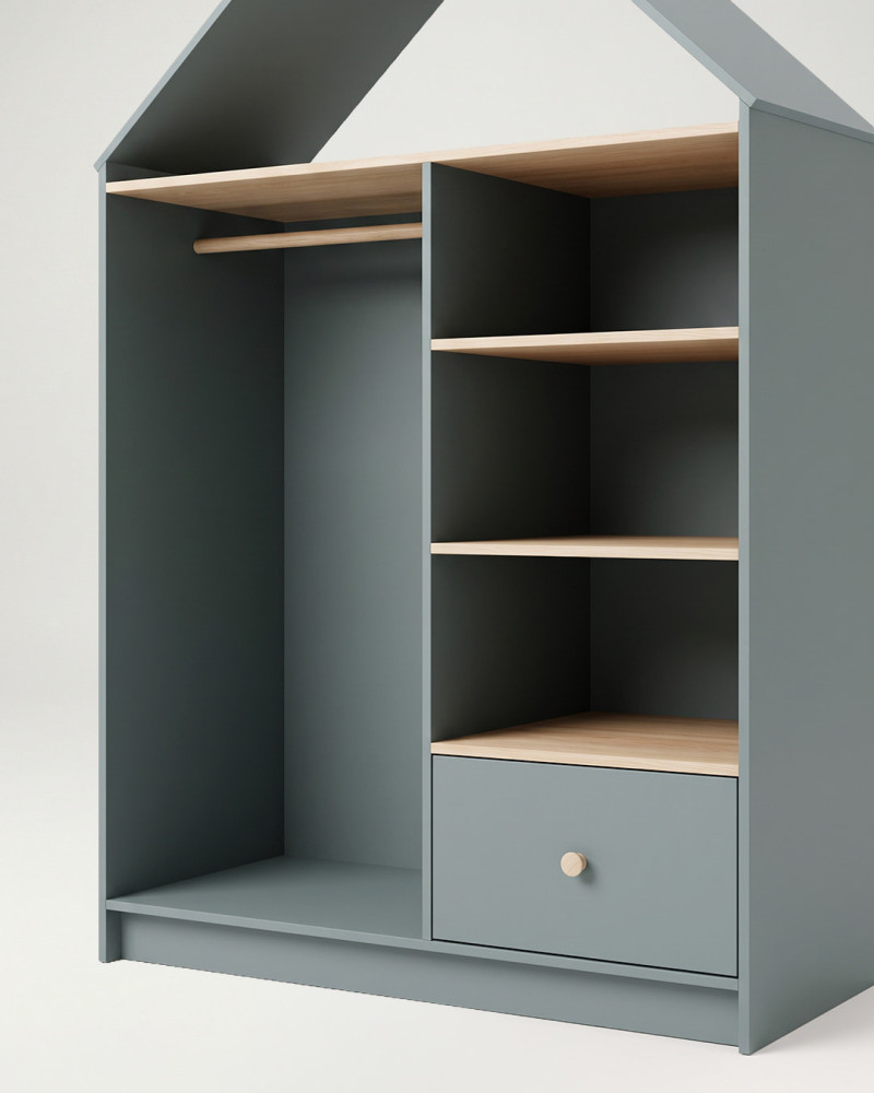 Vestidor verde kaki DOMI | Rey Home