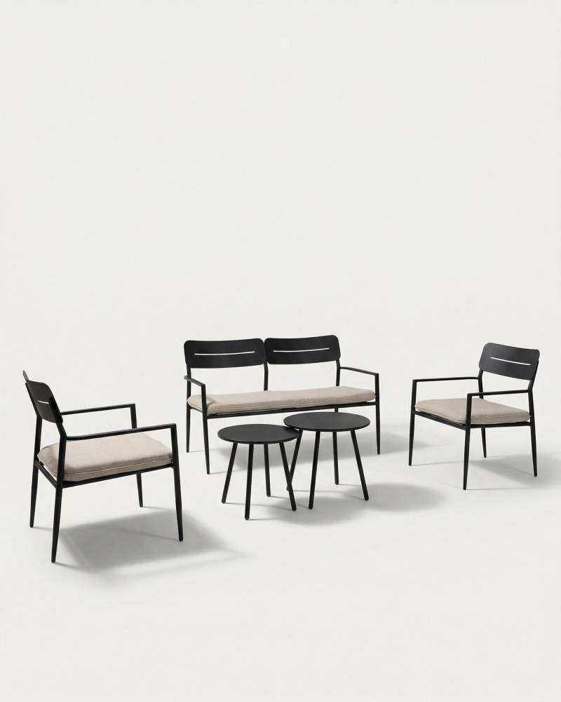 Set sillas y mesas exterior FJORDEN | Rey Home