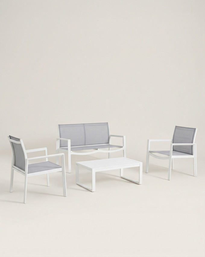 Set sillas y mesas exterior HALKO