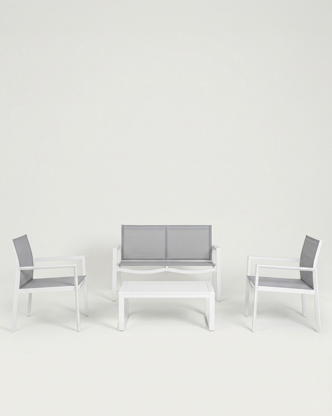Set sillas y mesas exterior HALKO