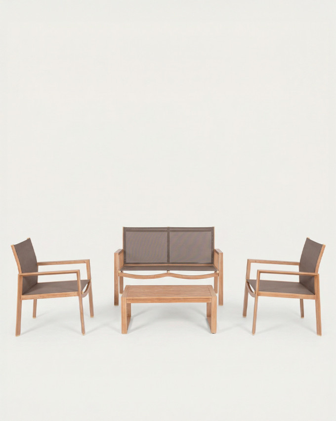 Set sillas y mesas exterior RAVENOR