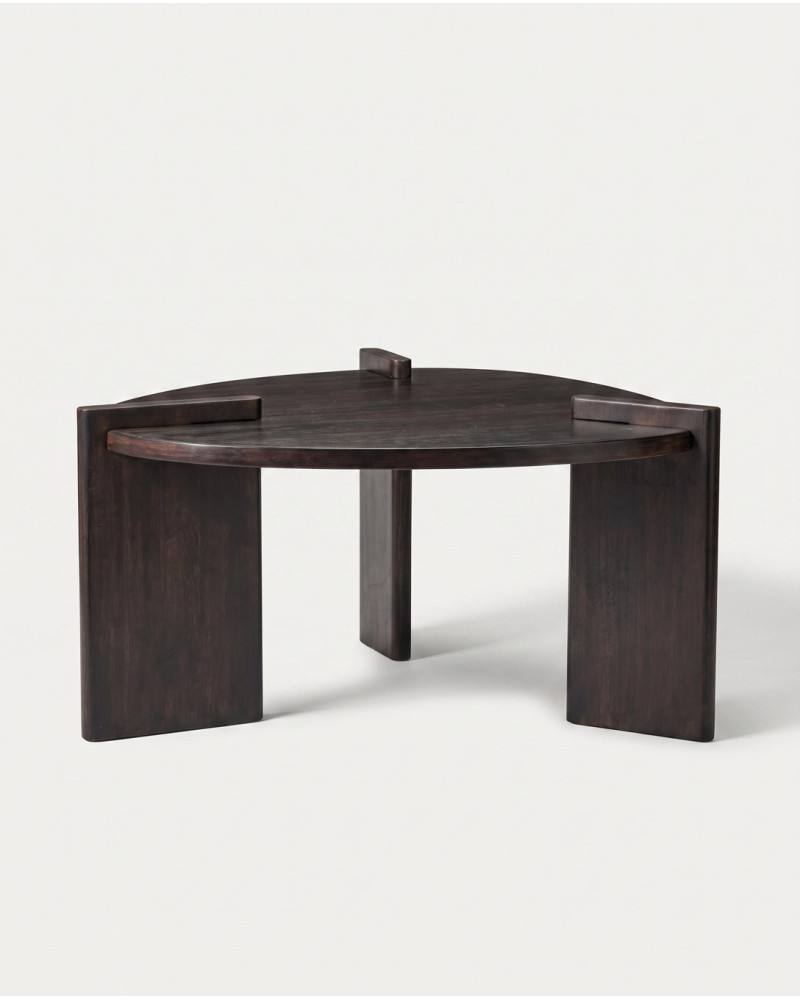 Mesa auxiliar madera mango NUMA frente
