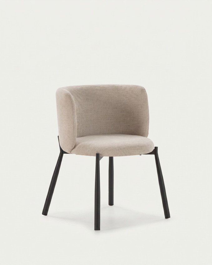 Butaca ACANTO vista 3/4 beige