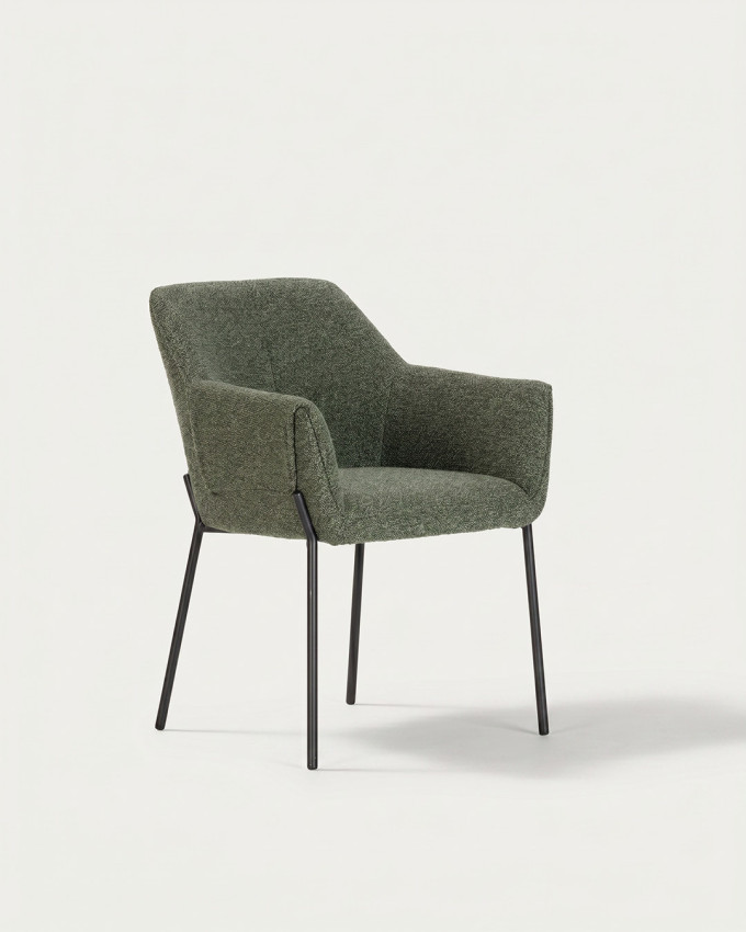 Silla FIONA vista 3/4 verde