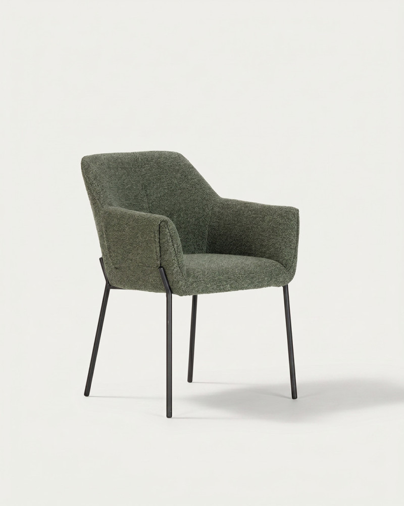 Silla FIONA vista 3/4 verde