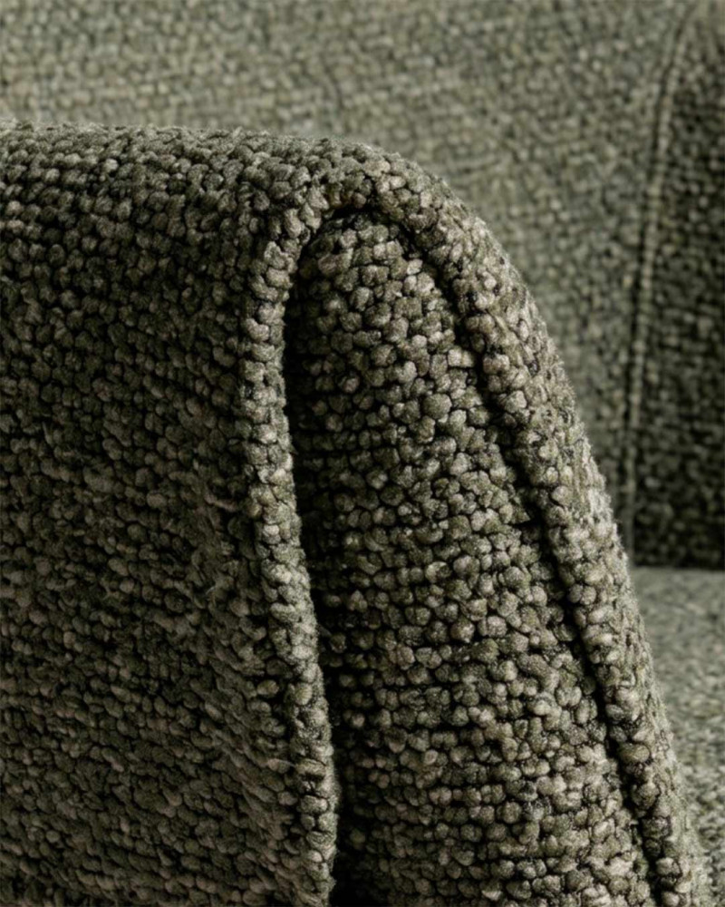 Silla FIONA vita de detalle del brazo verde