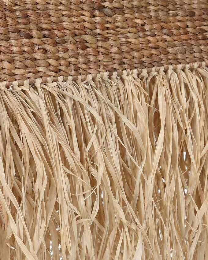 Lámpara techo colgante fibras naturales VELTRO