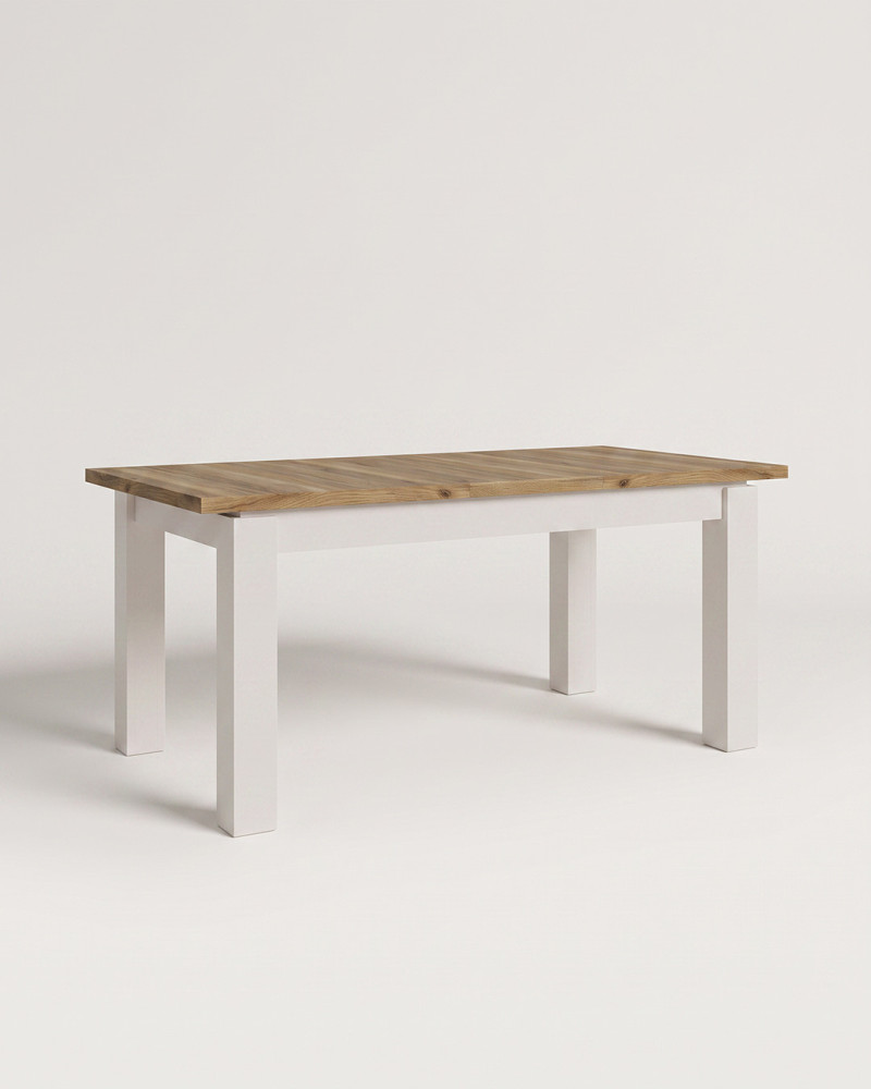 Mesa de comedor extensible OSLO vista 3/4