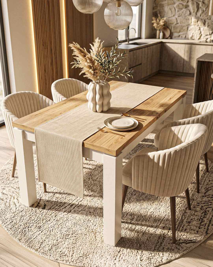 Mesa de comedor extensible OSLO