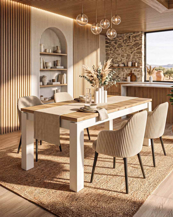 Mesa de comedor extensible OSLO