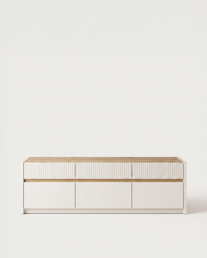 Mueble TV con luces led integradas OSLO