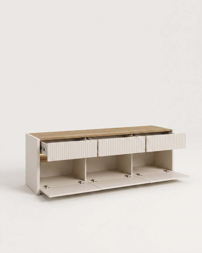 Mueble TV con luces led integradas OSLO