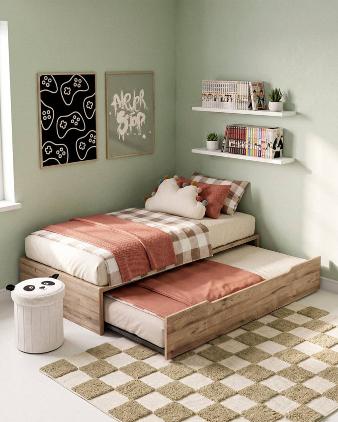 Cama nido cama superior y arrastre LUANA